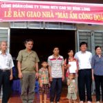 CĐ Cao su Bình Long: Trao tặng 2 Mái ấm CĐ
