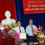 Ông Lê Khả Liễm được nhận bằng Lao động sáng tạo