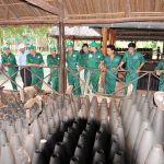Thí sinh Hội thi tham quan Địa đạo Củ Chi