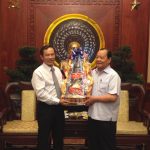 TGĐ Trần Ngọc Thuận chúc Tết Thành ủy TP.HCM