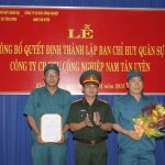 120 CBCNV tham gia Ban chỉ huy Quân sự KCN Nam Tân Uyên