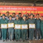 Cao su Đồng Phú thưởng 94 triệu đồng cho CN về trước kế hoạch