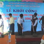 Cao su Chư Păh: Khởi công xây dựng nhà sinh hoạt cộng đồng