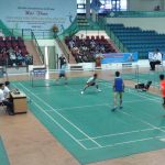 Chung kết cầu lông đôi nam Hội thao khu vực 1