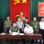 Công ty CPCS Sa Thầy ký quy chế phối hợp với Công an huyện Ia H’Drai