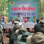Động viên công nhân khai thác vượt sản lượng