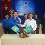Đoàn Thanh niên Cao su Bà Rịa ký thi đua với 2 đoàn thể