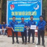 Đoàn Thanh niên Cao su Ea HLeo nghiệm thu, bàn giao sân bóng chuyền