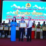 Tuyên dương 8 Cán bộ Công đoàn của 4 công ty cao su