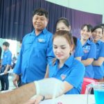 Hơn 300 CB, ĐVTN Cao su Phú Riềng hiến máu tình nguyện