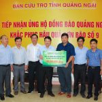 VRG hỗ trợ 2 tỉnh Quảng Ngãi và Quảng Nam 600 triệu đồng