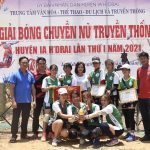 Cúp bóng chuyền nữ Ia H’Drai lần thứ nhất đã về với Cao su Sa Thầy