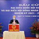 Hình ảnh các lãnh đạo Đảng, Nhà nước, Quốc hội đi bầu cử