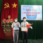 Thí sinh Ngô Quốc Việt giành giải nhất Hội thi Báo cáo viên giỏi Cao su Sa Thầy