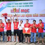 Xí nghiệp Chế biến đạt giải nhất Hội thao Cao su Đồng Nai