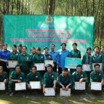 Tổ khai thác về trước kế hoạch đầu tiên ở cao su Đồng Phú