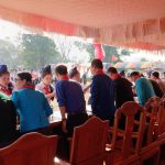 Cao su Việt Lào tham dự Hội trại thiếu niên huyện Bachiang