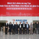 Lãnh đạo VRG làm việc với các đối tác cao su tại Trung Quốc