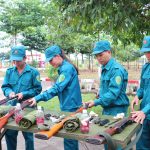 Thợ giỏi Sao vuông ở cao su Phú Riềng