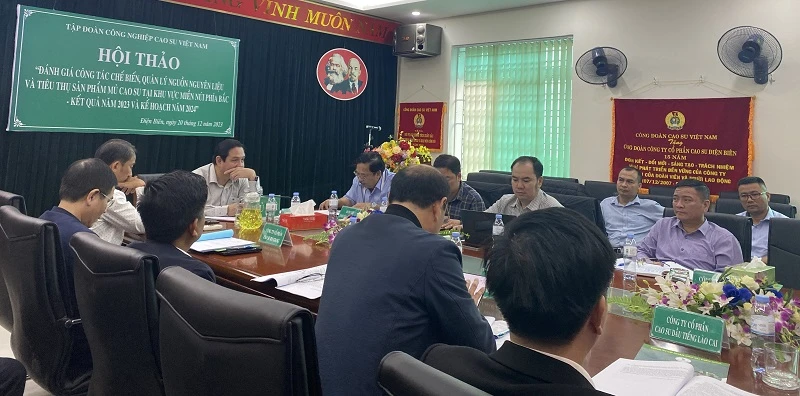 Tháo gỡ khó khăn trong chế biến, tiêu thụ sản phẩm cao su tại khu vực miền núi phía Bắc
