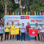 Cao su Bà Rịa Kampong Thom sôi nổi hội thao chào mừng Chol Chnam Thmay