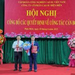Cao su Điện Biên công bố các quyết định về công tác cán bộ